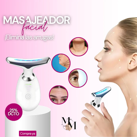 Masajeador Facial y Cuello 3 en 1