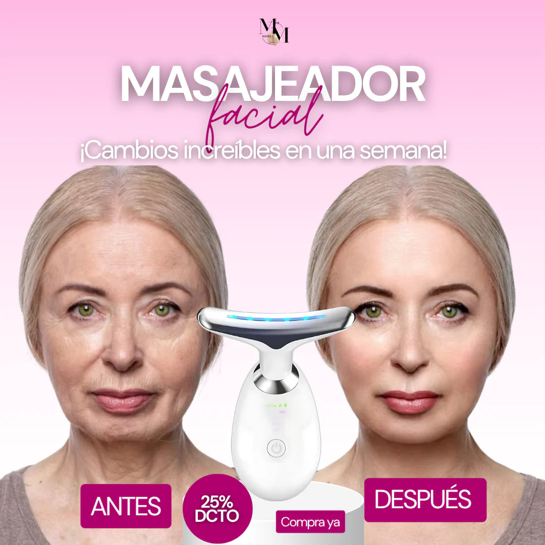 Masajeador Facial y Cuello 3 en 1