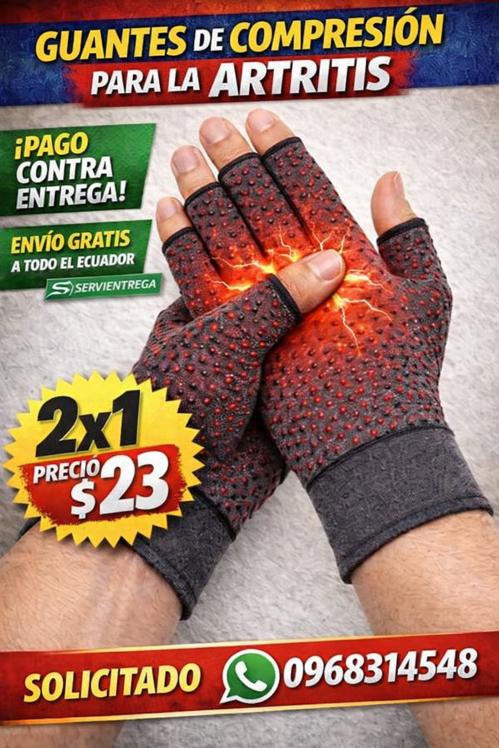 Guantes De Compresión - Alivio, flexibilidad y libertad 50% OFF